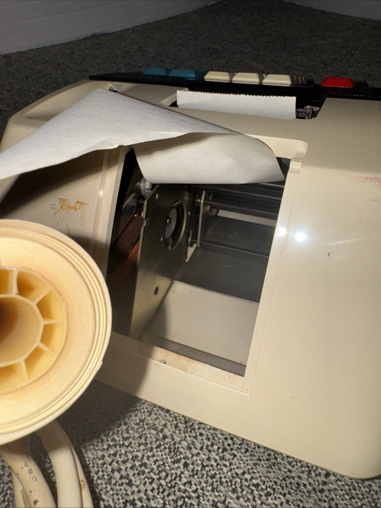 Unitrex Eiko Electric E2082 ● 10 Key Adding Machine Printer 1970s Vintage Retro