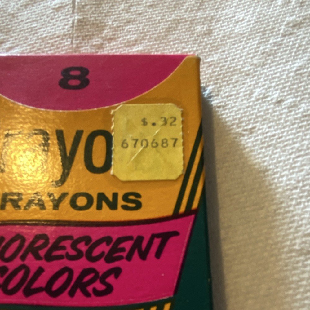 Crayola Fluorescent Colors 8ct Crayons Multicolor 8F