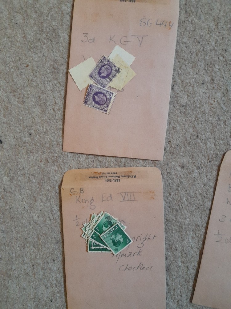 Stamp Album Stockbook With 12 Pages Plus Stamps