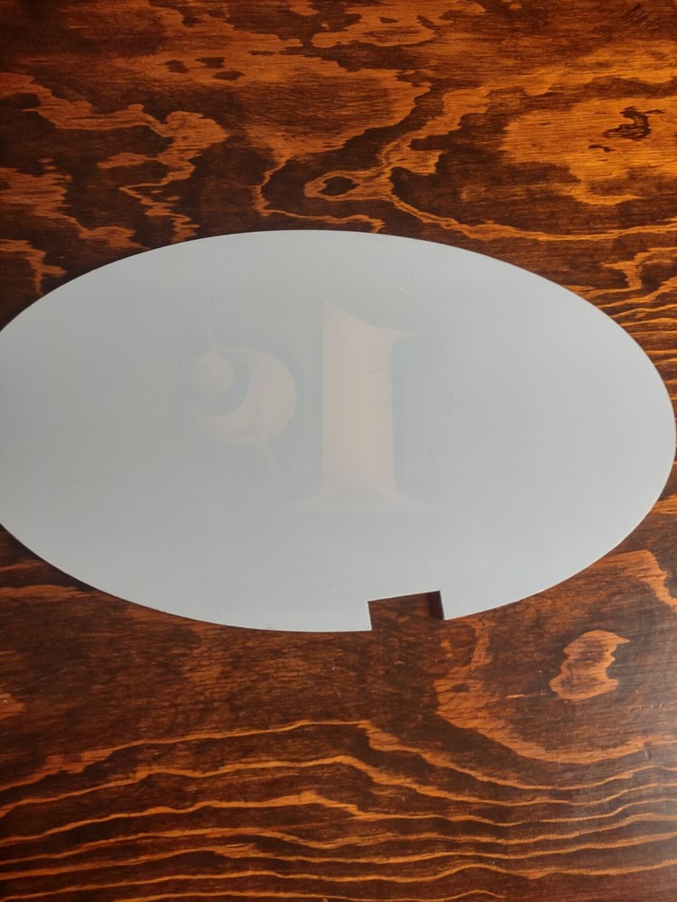 1 Cent Slot Machine Plexiglass Insert Casino Denomination Panel 1¢