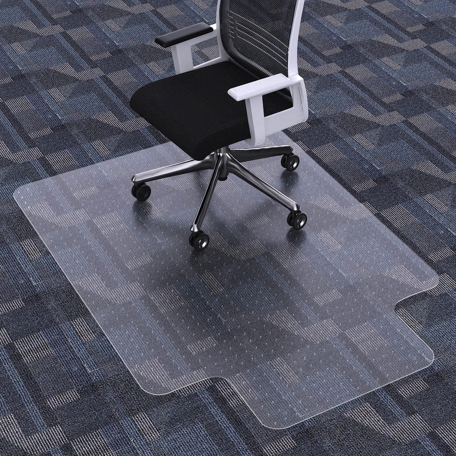 36"x48" Office Chair Mat Computer Desk Chair Mat for Carpet Floor w/Extended Lip