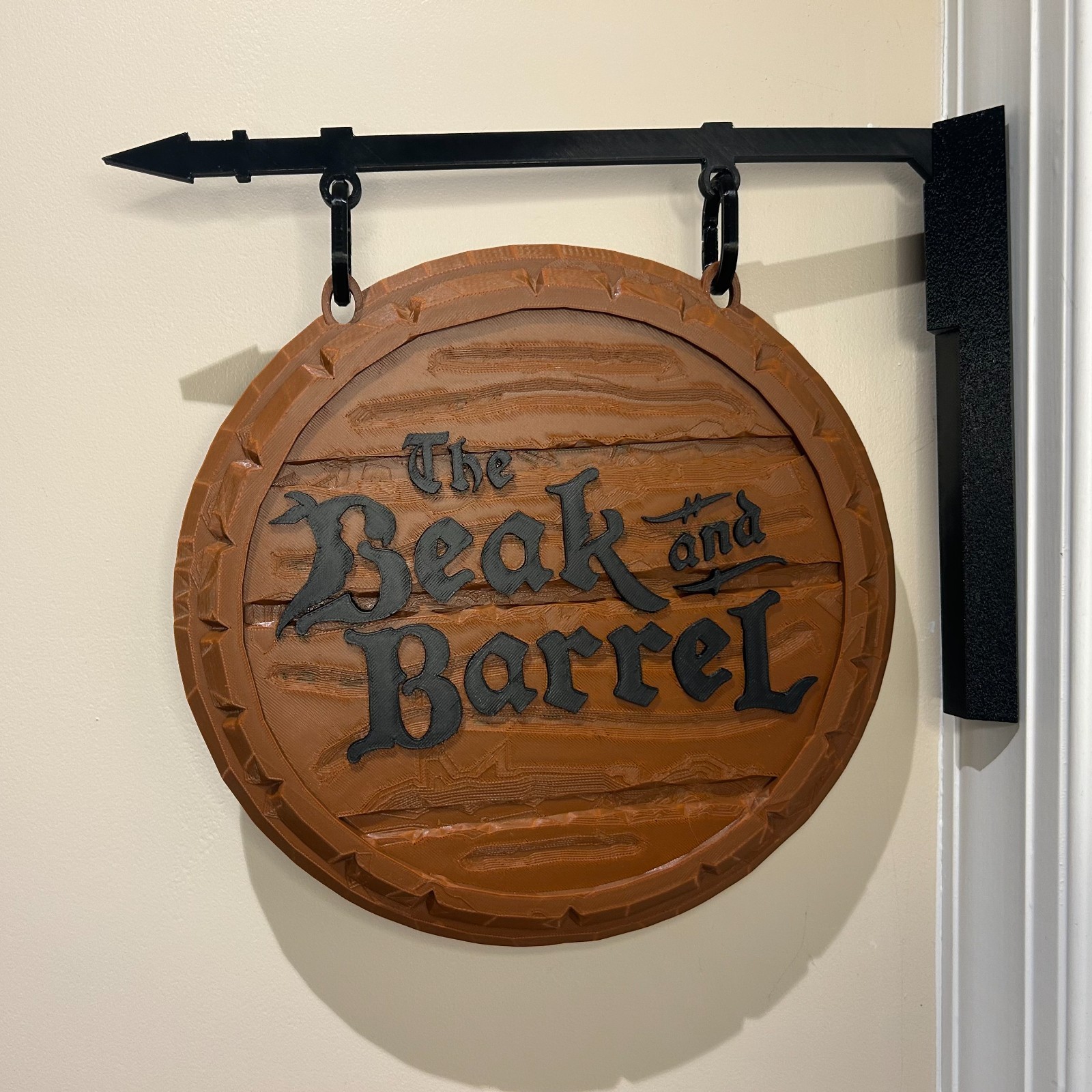 Pirates Of The Caribbean Hanging Sign Prop Replica Disney World Magic Kingdom