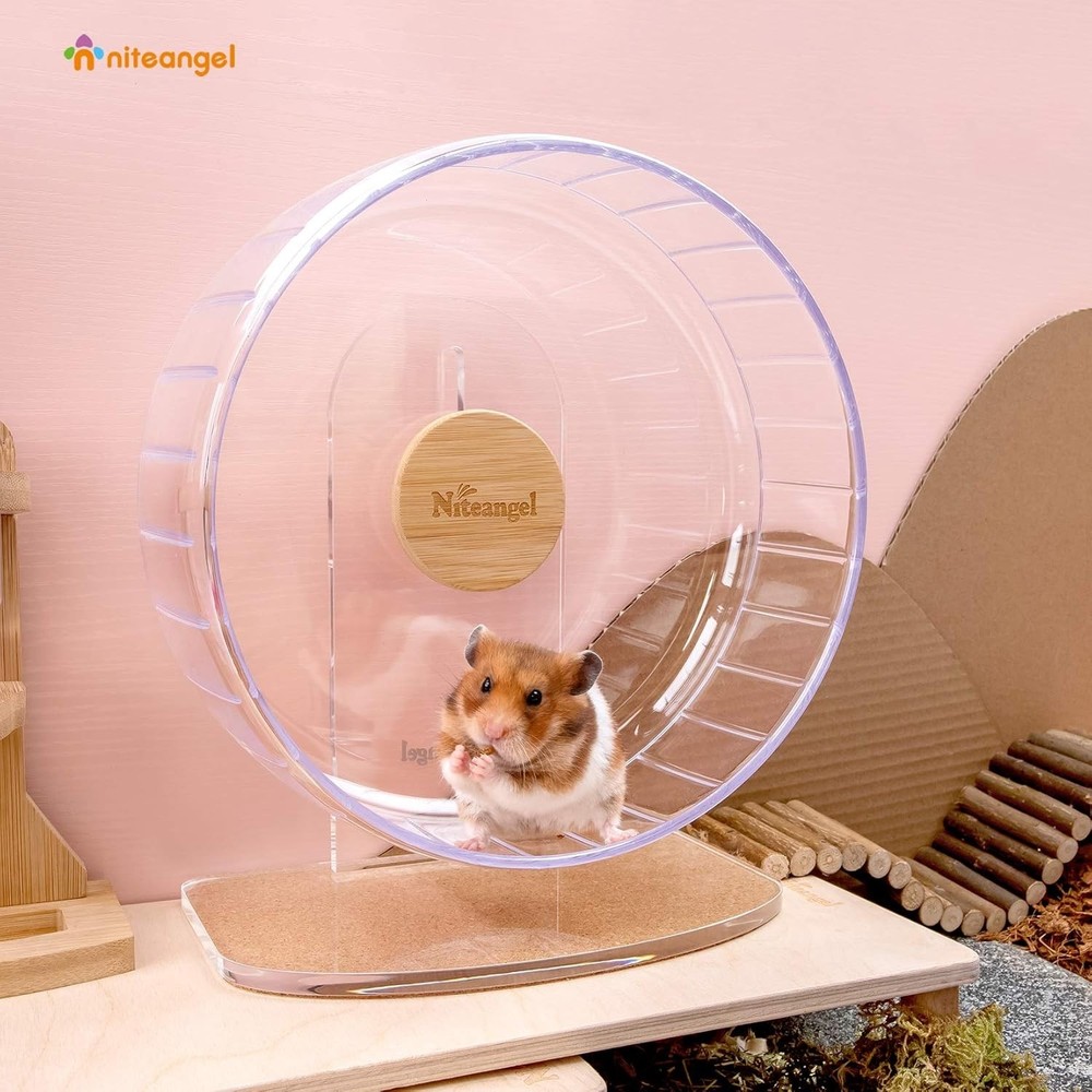Sturdy Hamster Wheel with Adjustable Stand