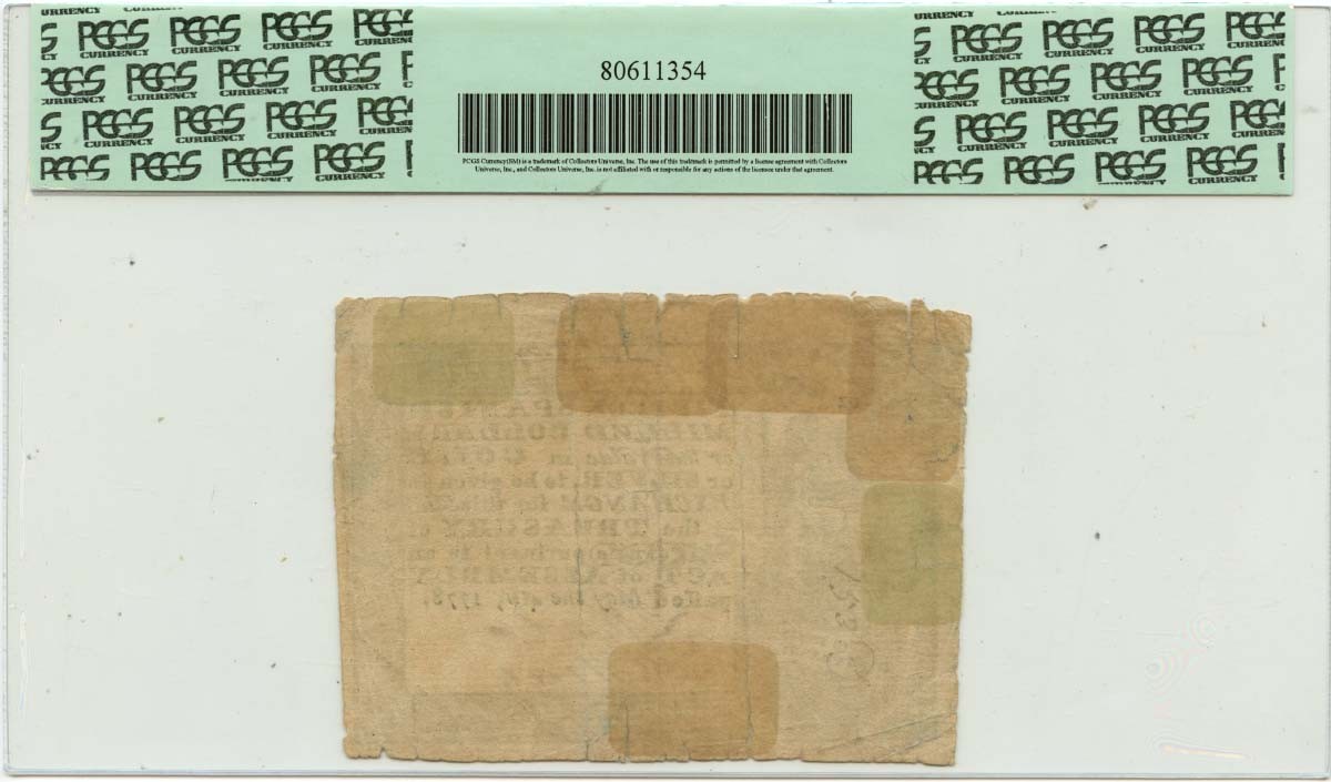 1778 May 4, $15 Virginia Colonial Note FR#VA-151a PCGS VF30 10 Known