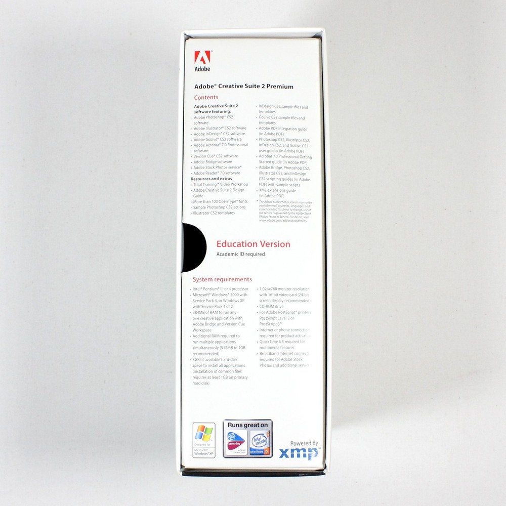 Adobe Creative Suite 2 Premium Education for Windows (2005) Includes Serial Key