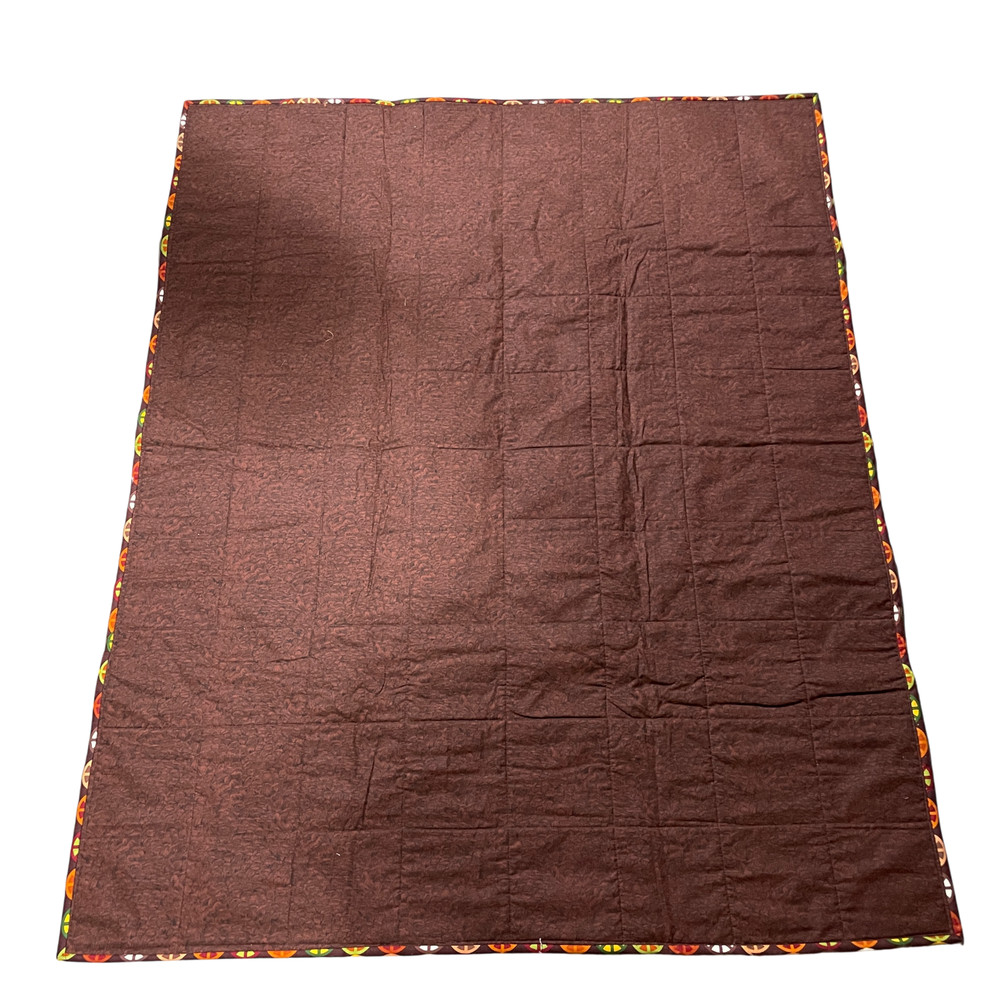 Peace Quilt Handmade Patchwork Throw Vibrant Color Scheme