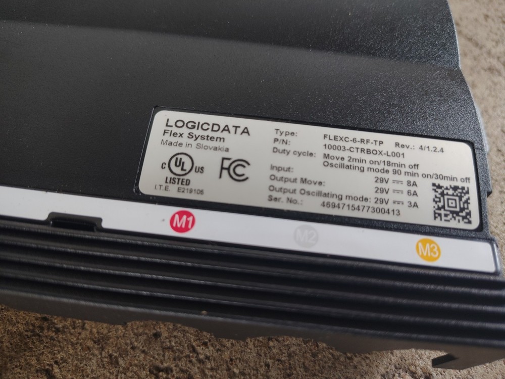 Tempur-Pedic Logicdata Flex System Control Box 10003-CTRBOX-L001 & Wi-Fi Module