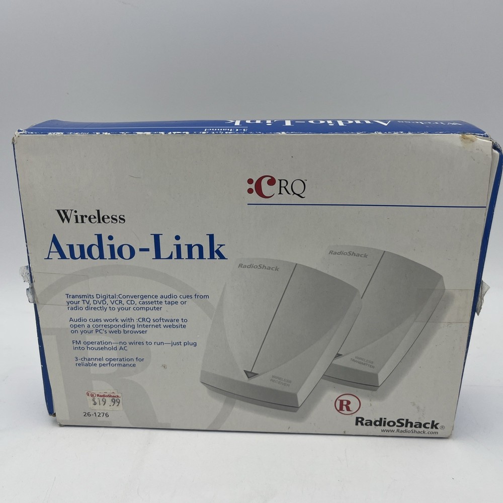 Radio Shack Wireless Audio-Link 26-1276- New Old Stock/Open Box
