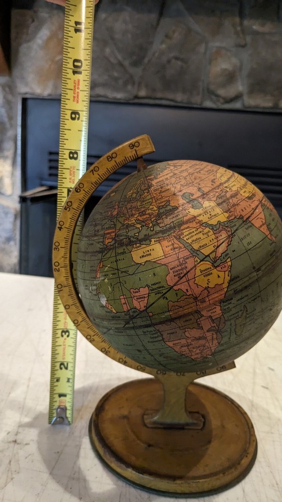 Vintage J. Chein & Co. World Globe Rotating Base