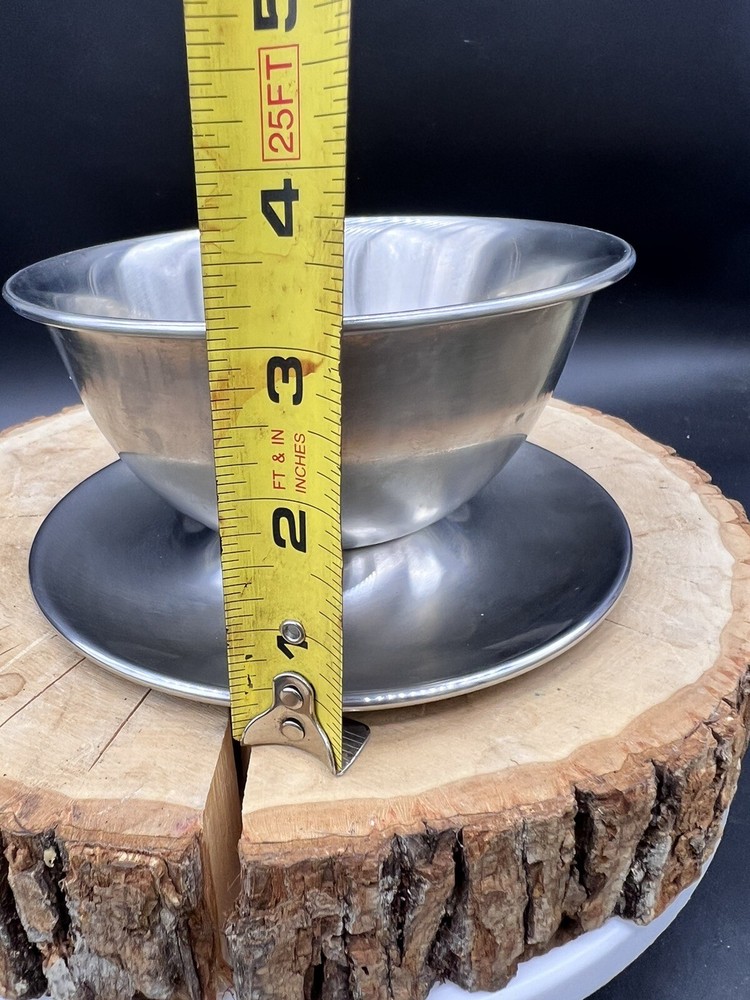 Oneida 18/8 Stainless Footed Bowl