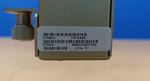 SIEMENS MODEL 07474484 INPUT/OUTPUT MODULE WITH ON/OFF SWITCH, USER FRONT PANEL