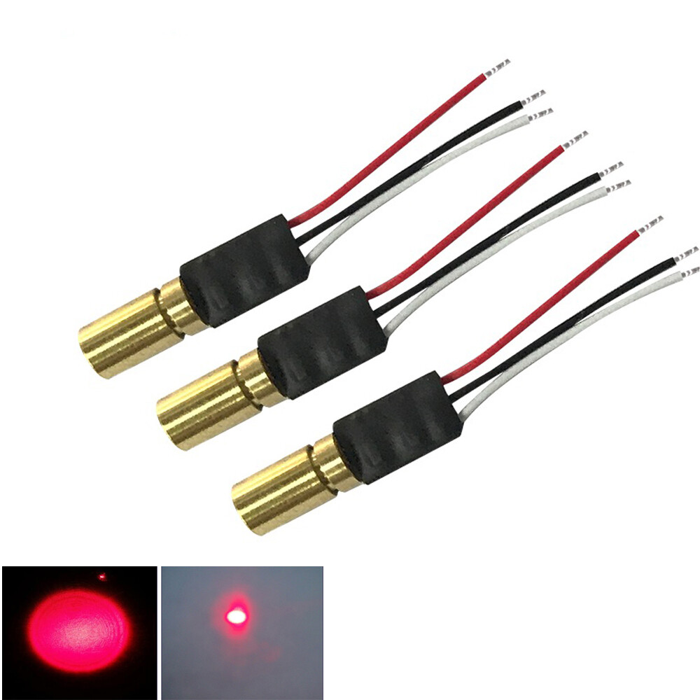 635nm 10mW Red Dot Laser Module Emitting Diode TTL Frequency Modulation 50KHZ