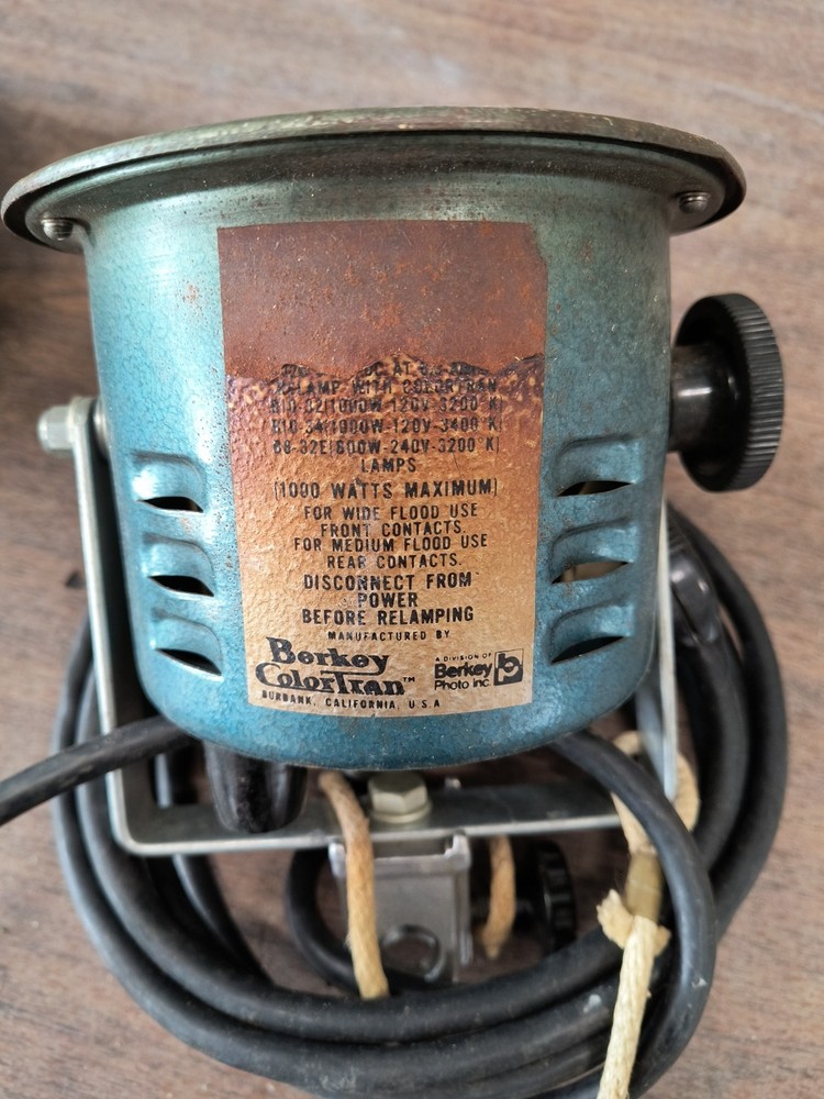 2 Colortran Lights & Attachments Untested