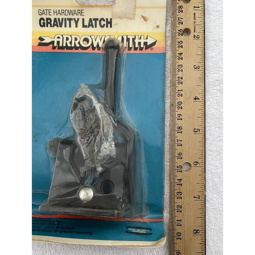 Gravity Latch Gate Hardware Lever New/Sealed Arrowsmith GL 10 B - Self-Locking!