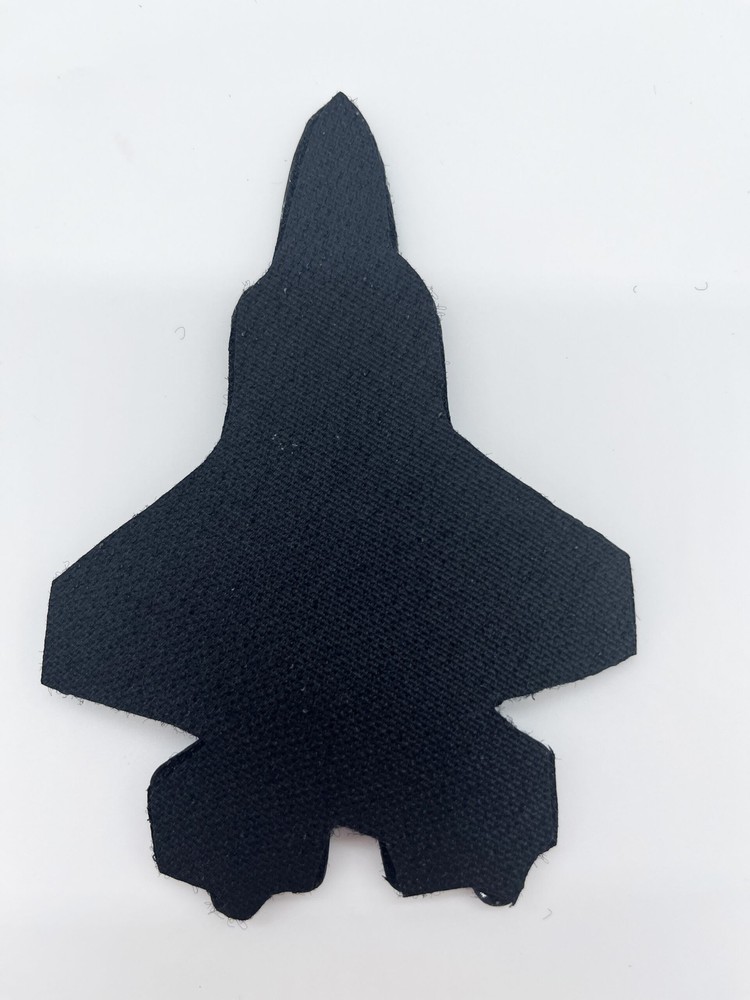 Lockheed Martin® F-35A Lightning II® Silhouette PVC Patch, 5 in, Hook and Loop