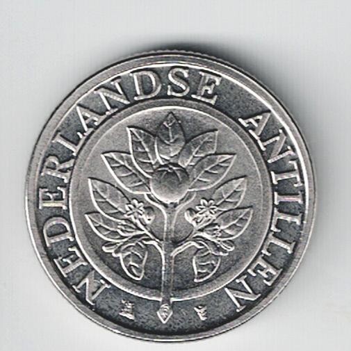 Netherland Antilles coin Seashells Fruit Tree 2016 B-2