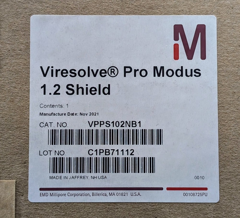 Millipore VPPS102NB1 Viresolve Pro Shield H Modus 1.2