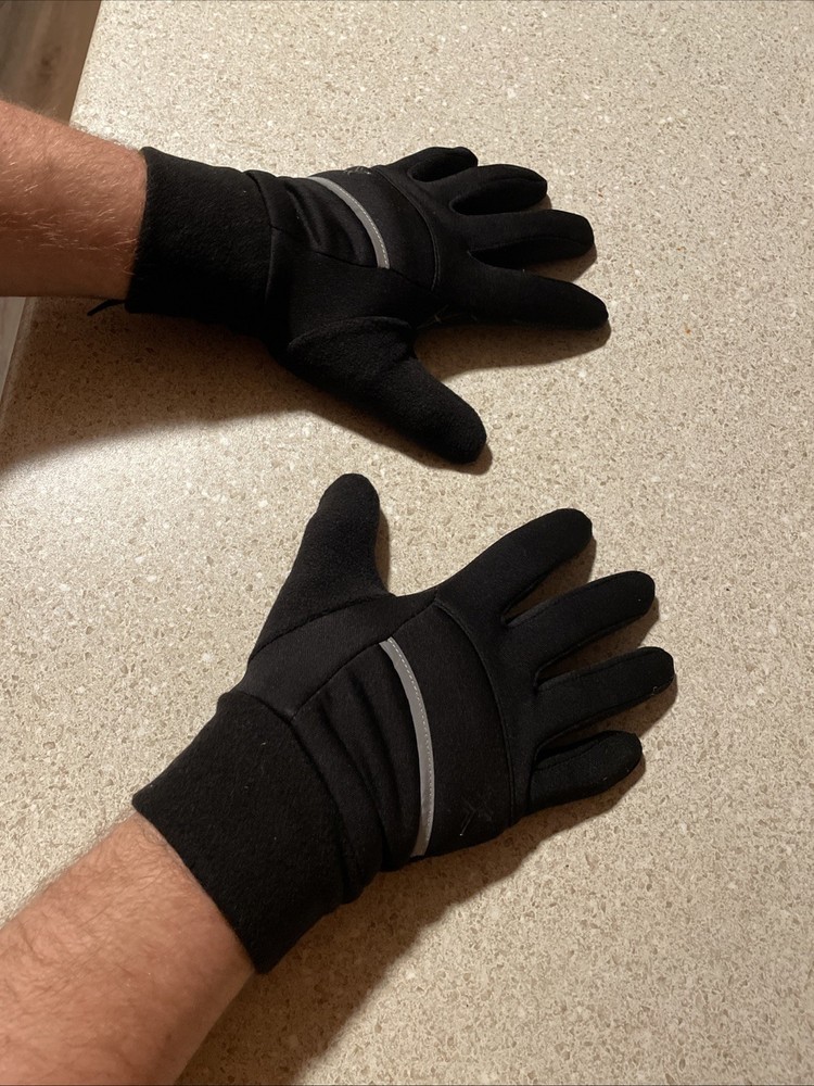 Xersion Touch Screen Workable Gloves Black Fits Large & Extra Large Hands