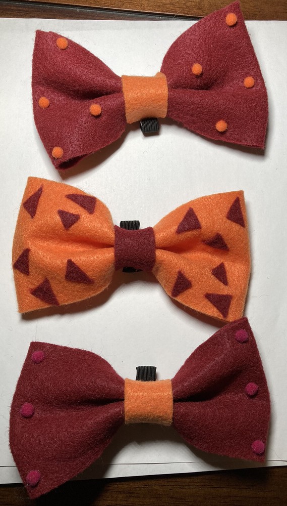Felt Dog Bow Ties