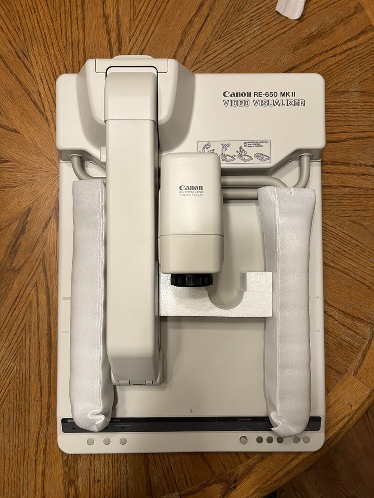CANON RE-650 MKII VIDEO VISUALIZER DOCUMENT PROJECTOR