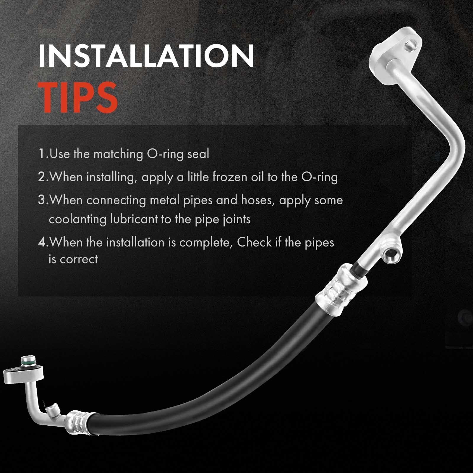 A C Refrigerant Discharge Hose for Jeep Liberty KJ 2002 2003 2004 2005 V6 3.7L