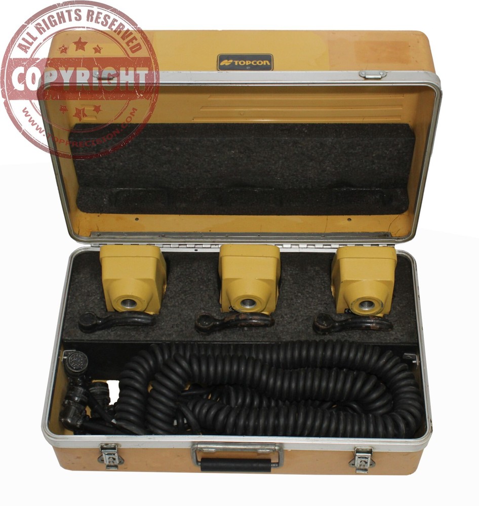 3 TOPCON 9142 SONIC TRACKER FOR PAVER,PROFILER,SYSTEM FIVE, FOUR 4,5,SAS, P32