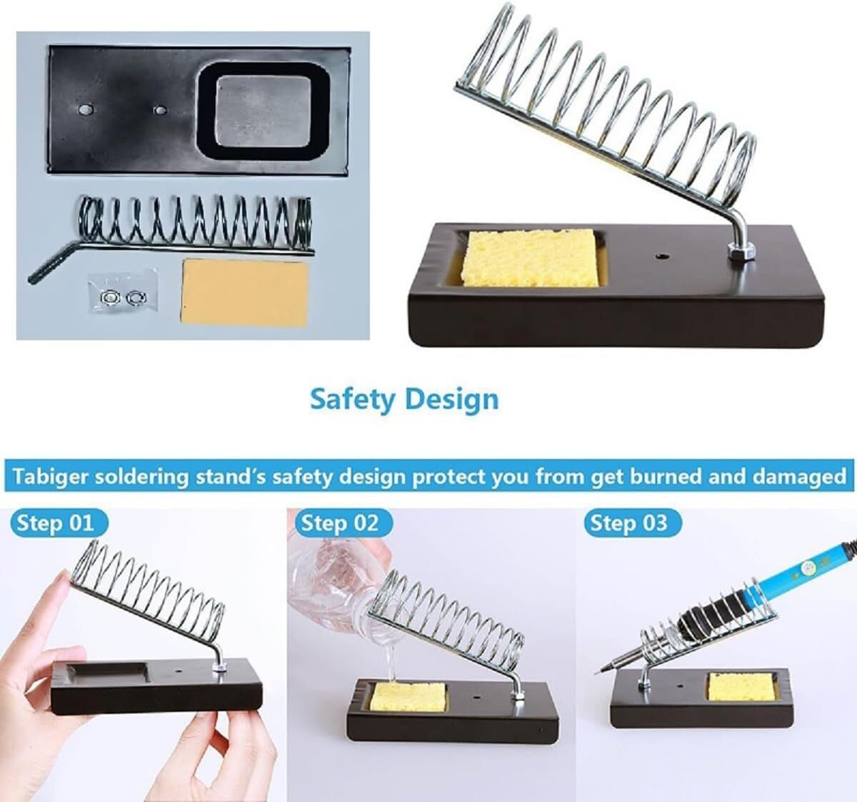 80W Electric Soldering Iron Welding Gun Tool Kit Solder Wire Desoldering Pump US