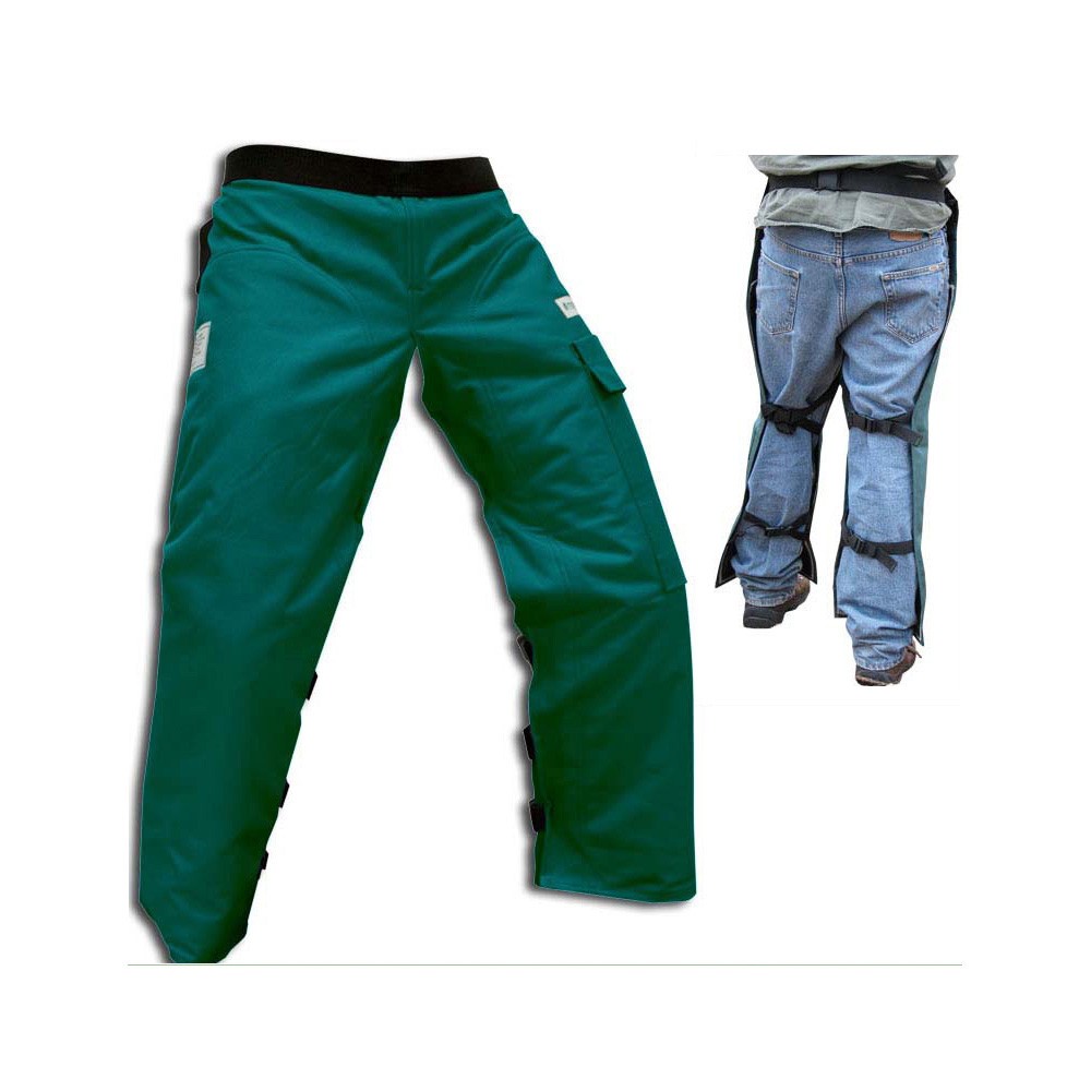Forester Green Apron Style Chainsaw Chap