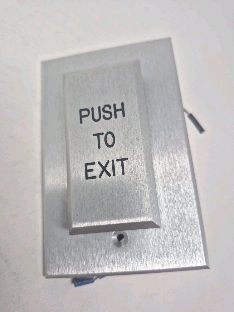 DORTRONICS W5286-P25xE1 Push to Exit Button,24VDC,Silver Button 400C03 - New