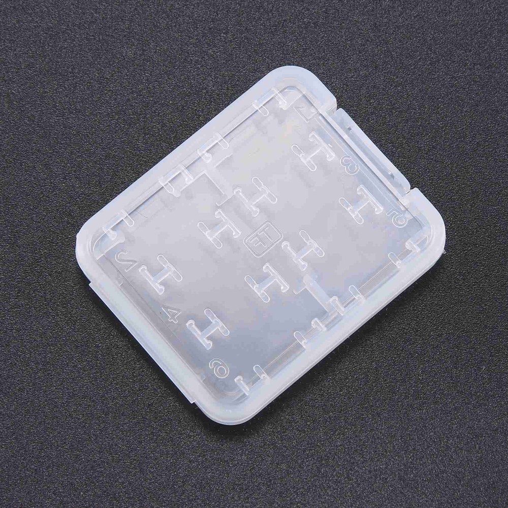 Eight in Plastic Micro SDHC TF MS Memory Card Storage Case Box Protector6469