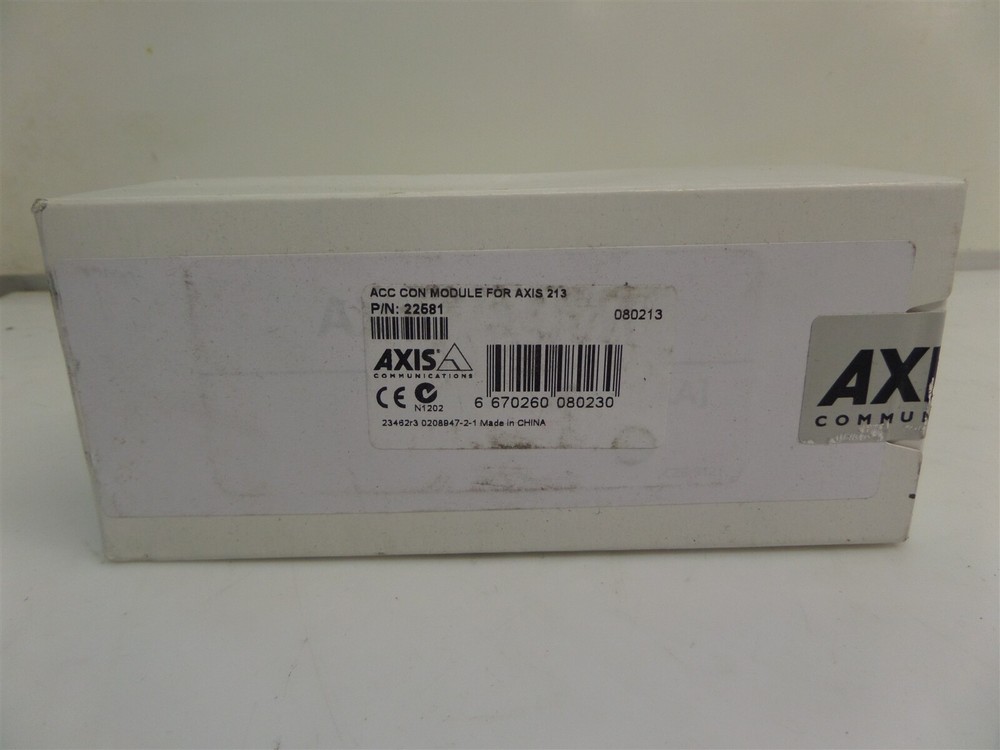 Axis Communications 22581 ACC CON Module for Axis 213 Camera New in Box