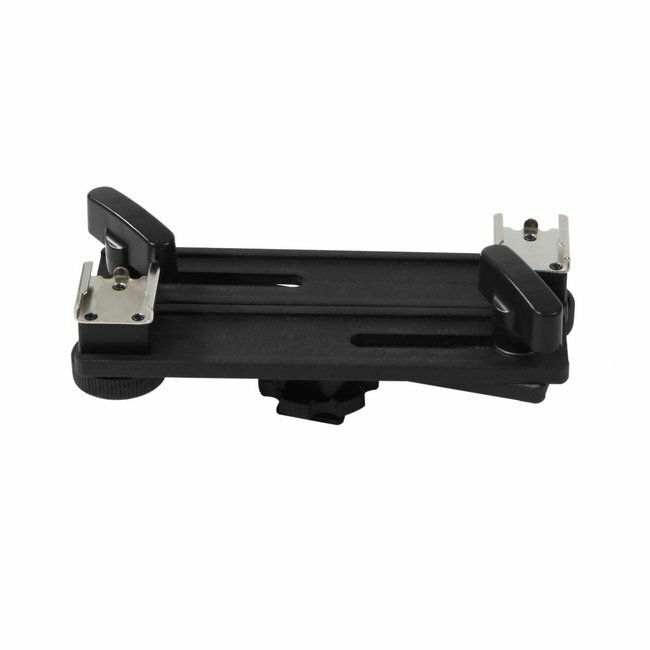 13" Macro Twin Speed Light Flash Hot Shoe Mounting Bracket Mount Holder Studio