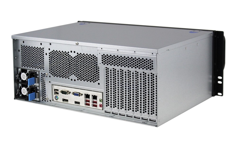 Vertical PCI Expansion Slots Industrial PC 4U Rackmount Empty server chassis