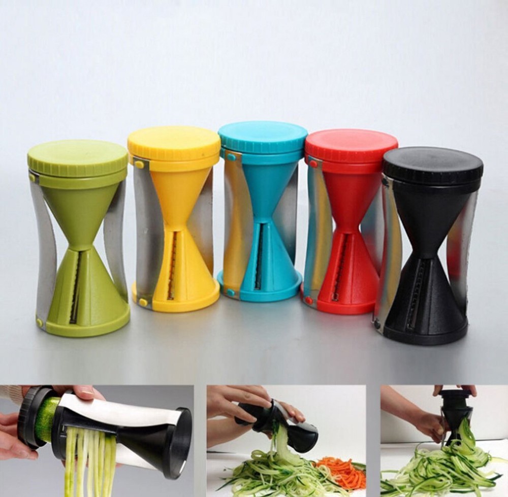 Spiral Slicer Peeler Shred Vegetable Fruit Process Cutter 2 PACK