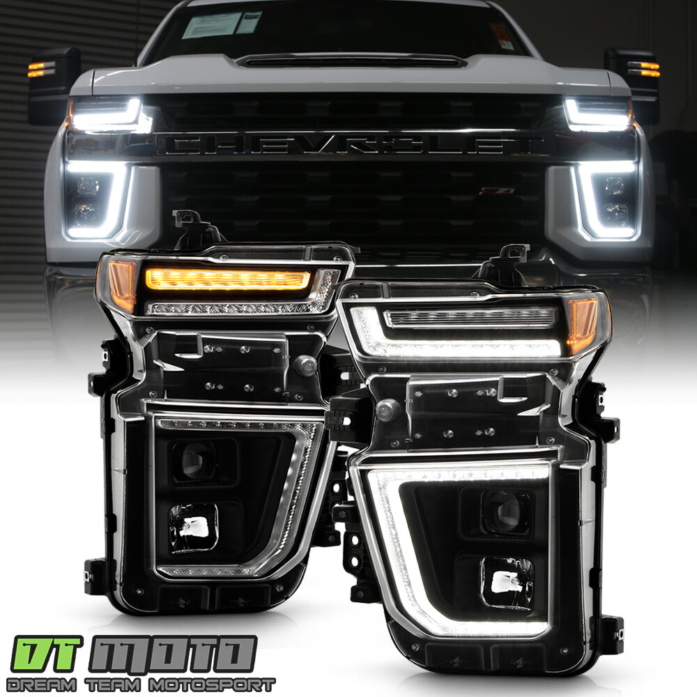 For 2020-2023 Chevy Silverado 2500HD Halogen LED SwitchBack Projector Headlights
