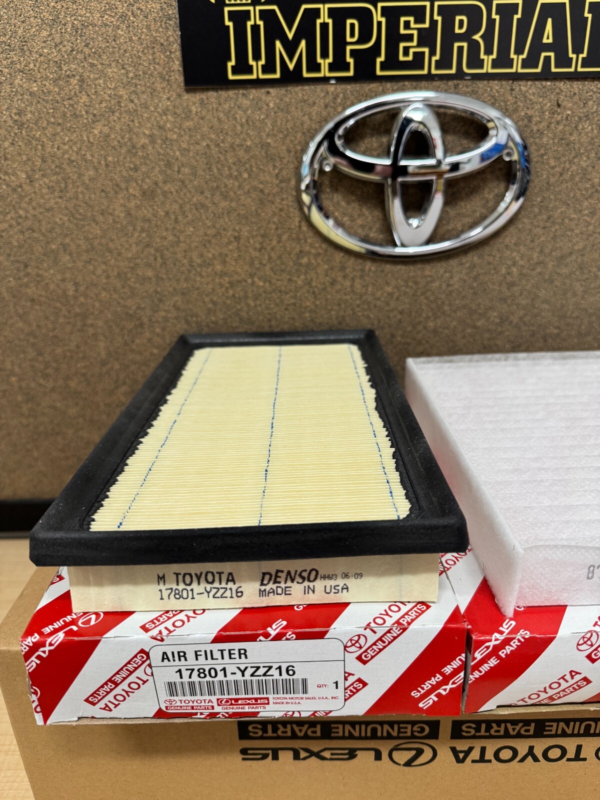 2019-2025 TOYOTA RAV4 2.5L HYBRID A25AFXS ENGINE AIR FILTER & CABIN AIR FILTER