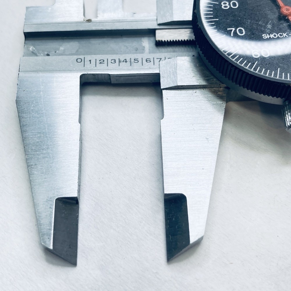 6” Dial Caliper Shock Proof - Black Dial w/Enco Case