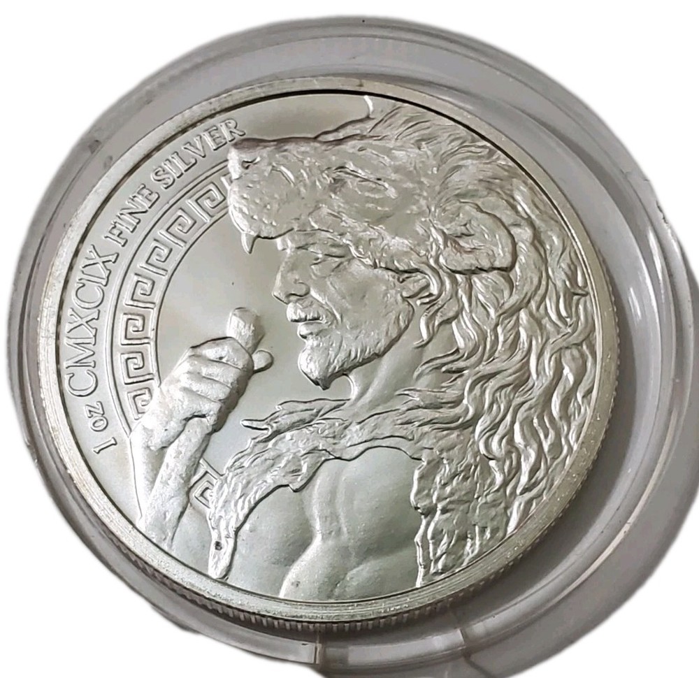 1 Oz Silver LERNAEAND HYDRA Round.