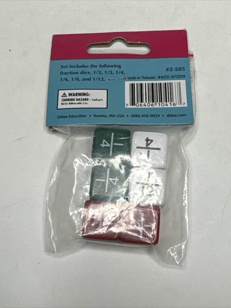 Didax Fraction Dice