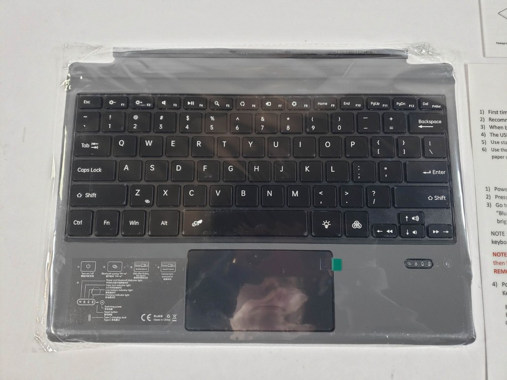 Wireless Keyboard Type Cover Trackpad Mouse Replacement Microsoft Surface Pro