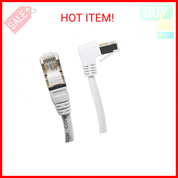 Cat6 Ethernet Cable 90 Degree Downward Right Angle, Cat 6 Right Angle Ethernet C