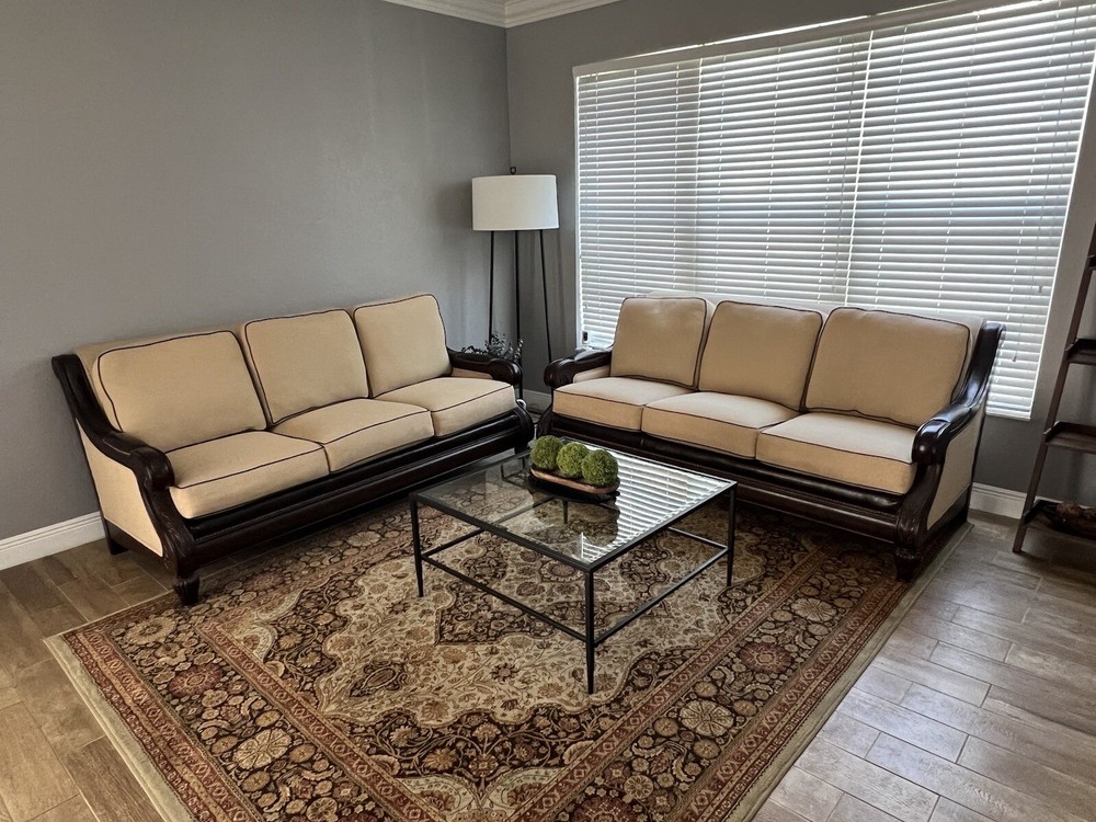 2 Pc. Hannah Burmese Sofa Set