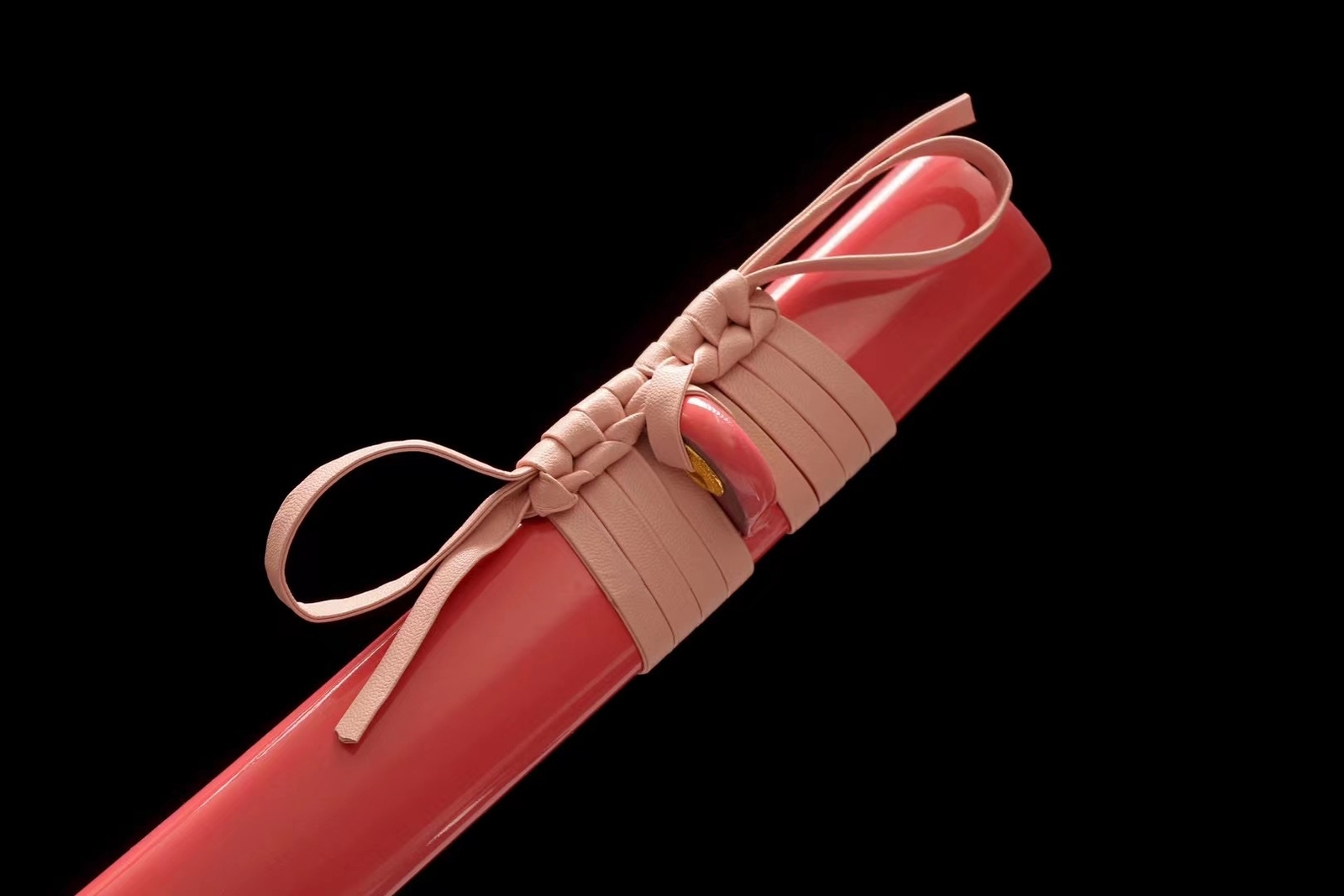 Sakura Pink Katana Clay Tempered 1095 Steel Japanese Samurai Sharp Lady Sword