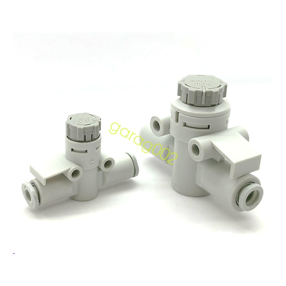 10 pcs SMC AS2052F-06 Pneumatic Flow Control, Piping Type: Inline,