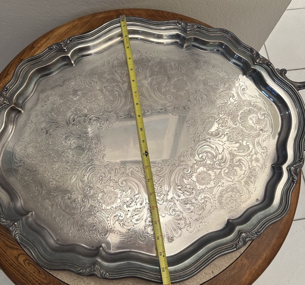 Vintage Reed & Barton Winthrop Silverplate Tea Coffee Service Set 5 Piece Tray