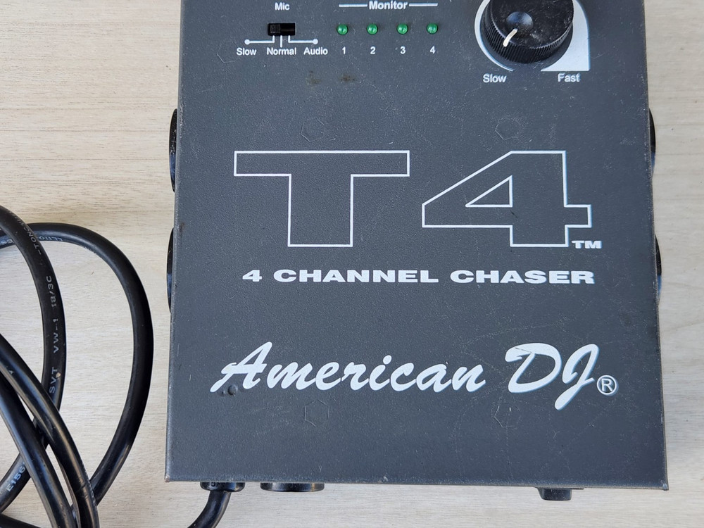 American DJ T4 4 Channel Chaser Light Controller - Works