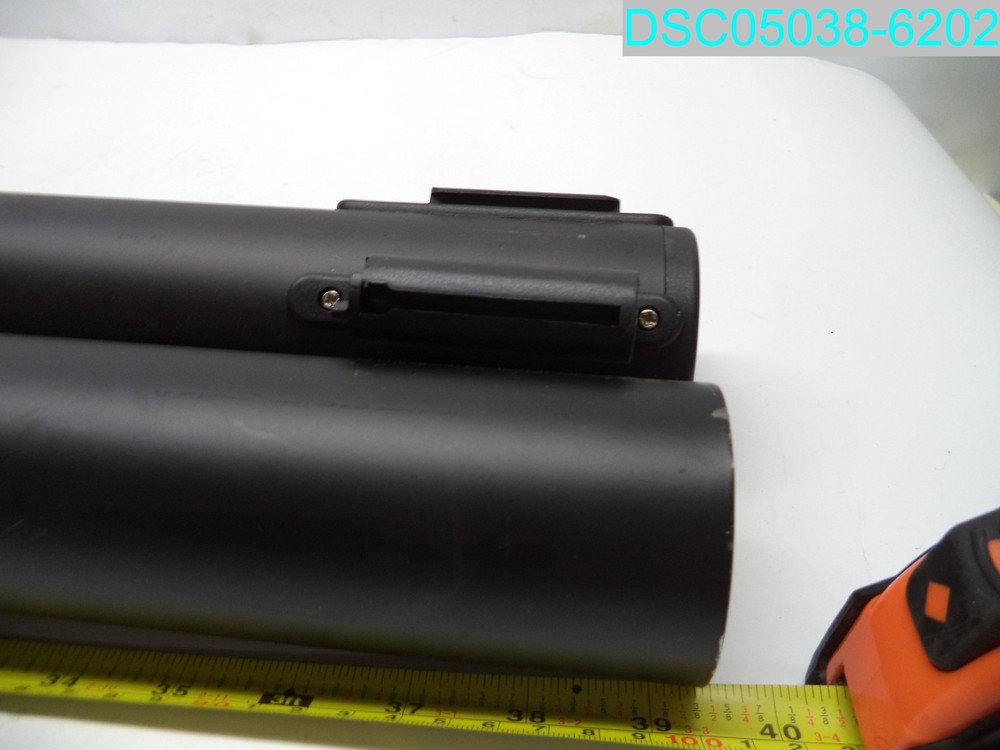 QTY=2: Queue Way Black 37" Retractable Belt Barrier Without Base