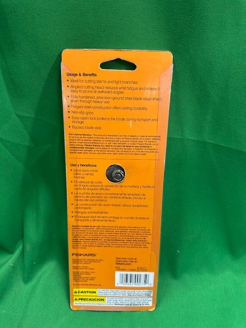 FISKARS PRUNER Shears Forged for Strength Standard Pruning 3/4” Cut Capacity E9