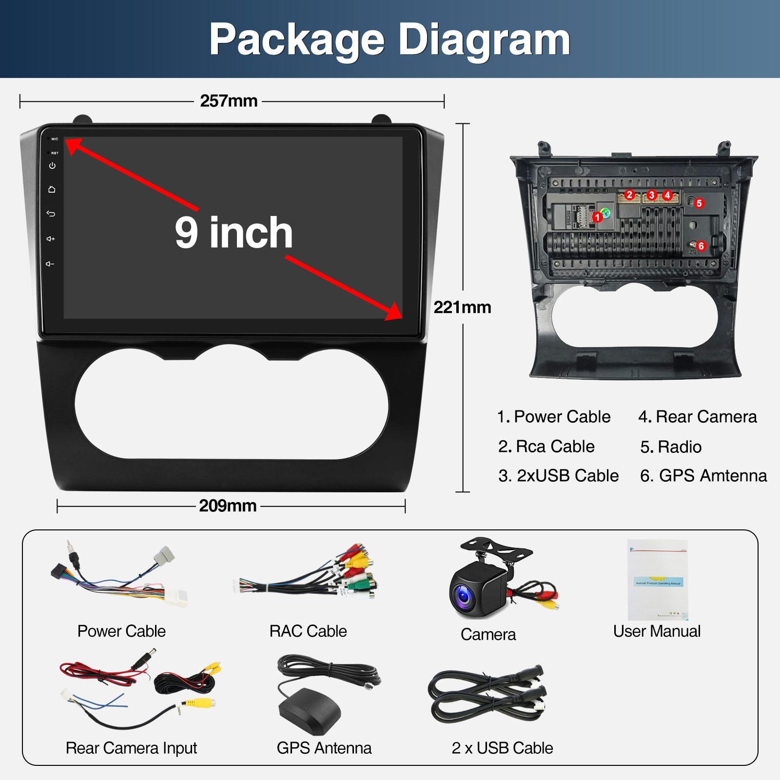 For 2008-2012 Nissan Altima Apple CarPlay Car Radio Android 14 GPS Stereo +Cam