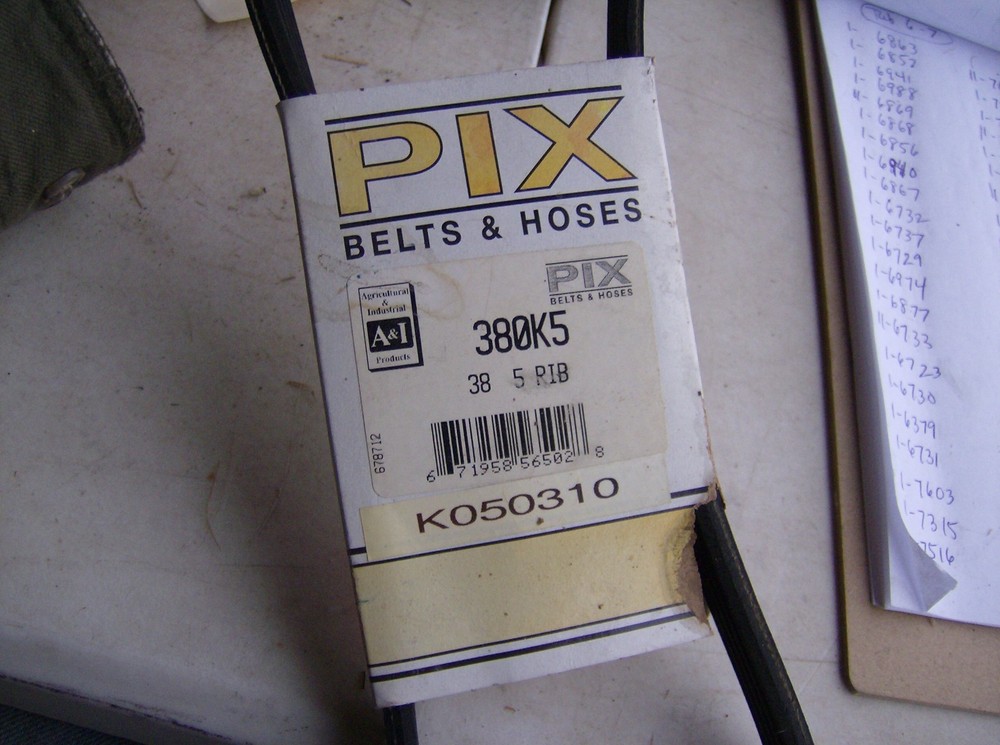 PIX 380K5 BELT